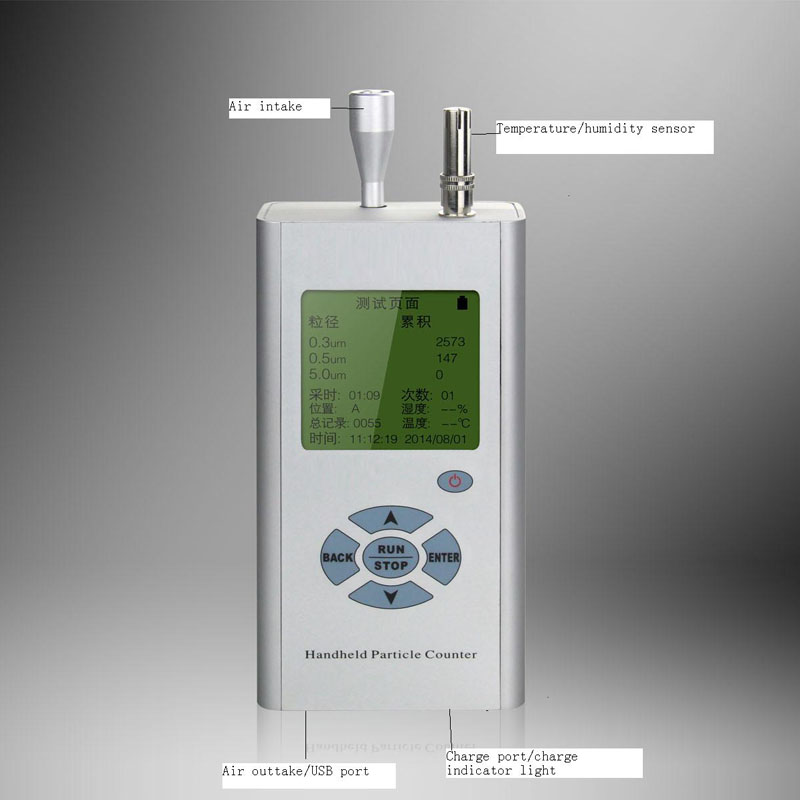 3-Channel Handheld particle counter