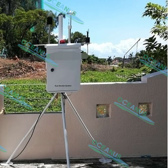 Real-time urban air quality monitoring station